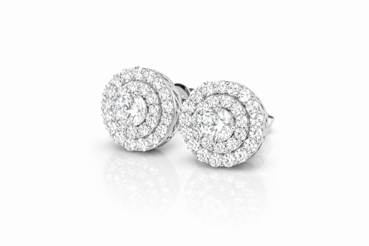 Halo Stud Earring