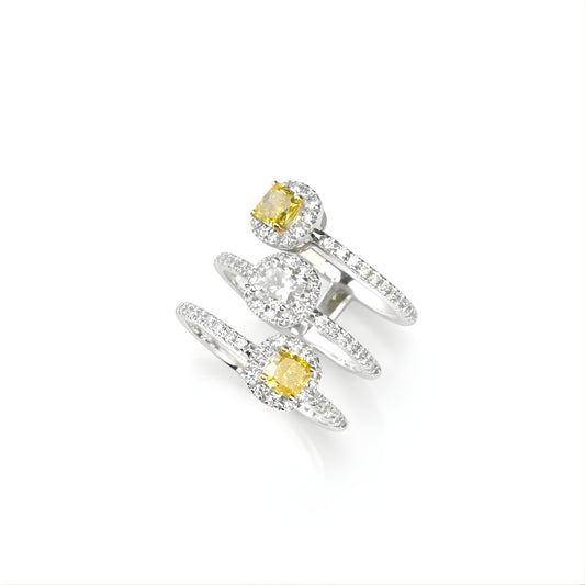 SAFFRON SPARK RING