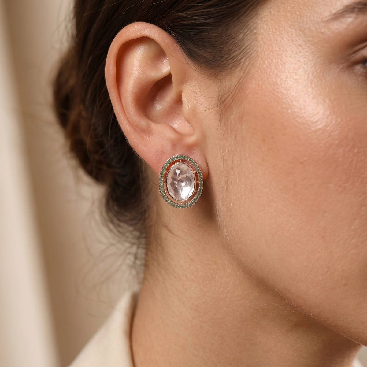 Green Accent Eardrop