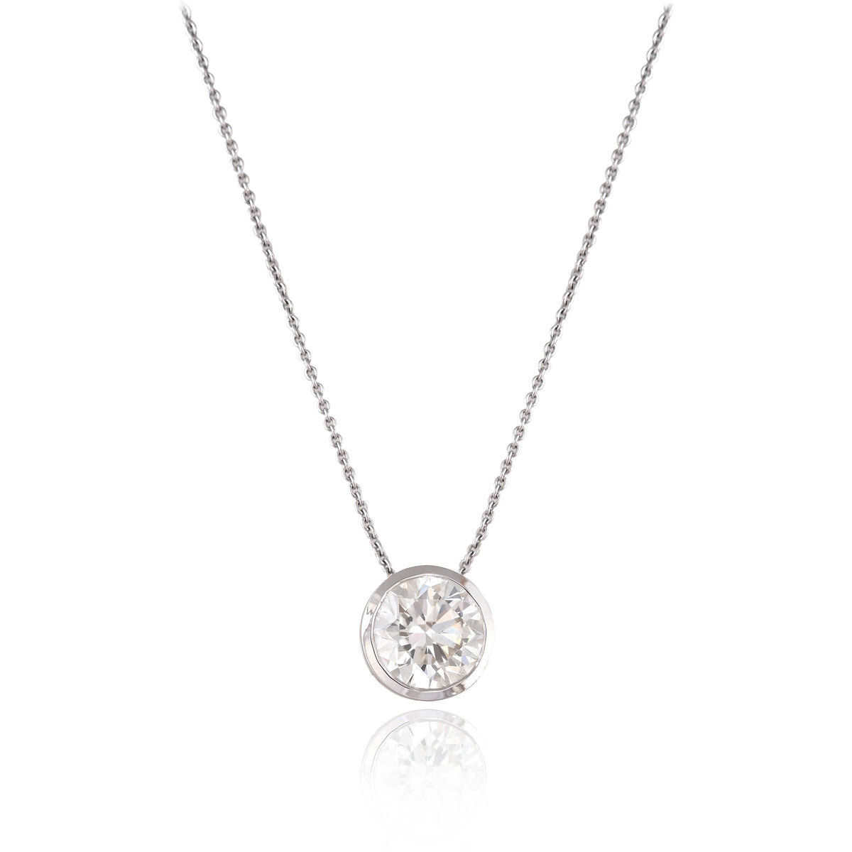 Classic Bezel Round Pendant