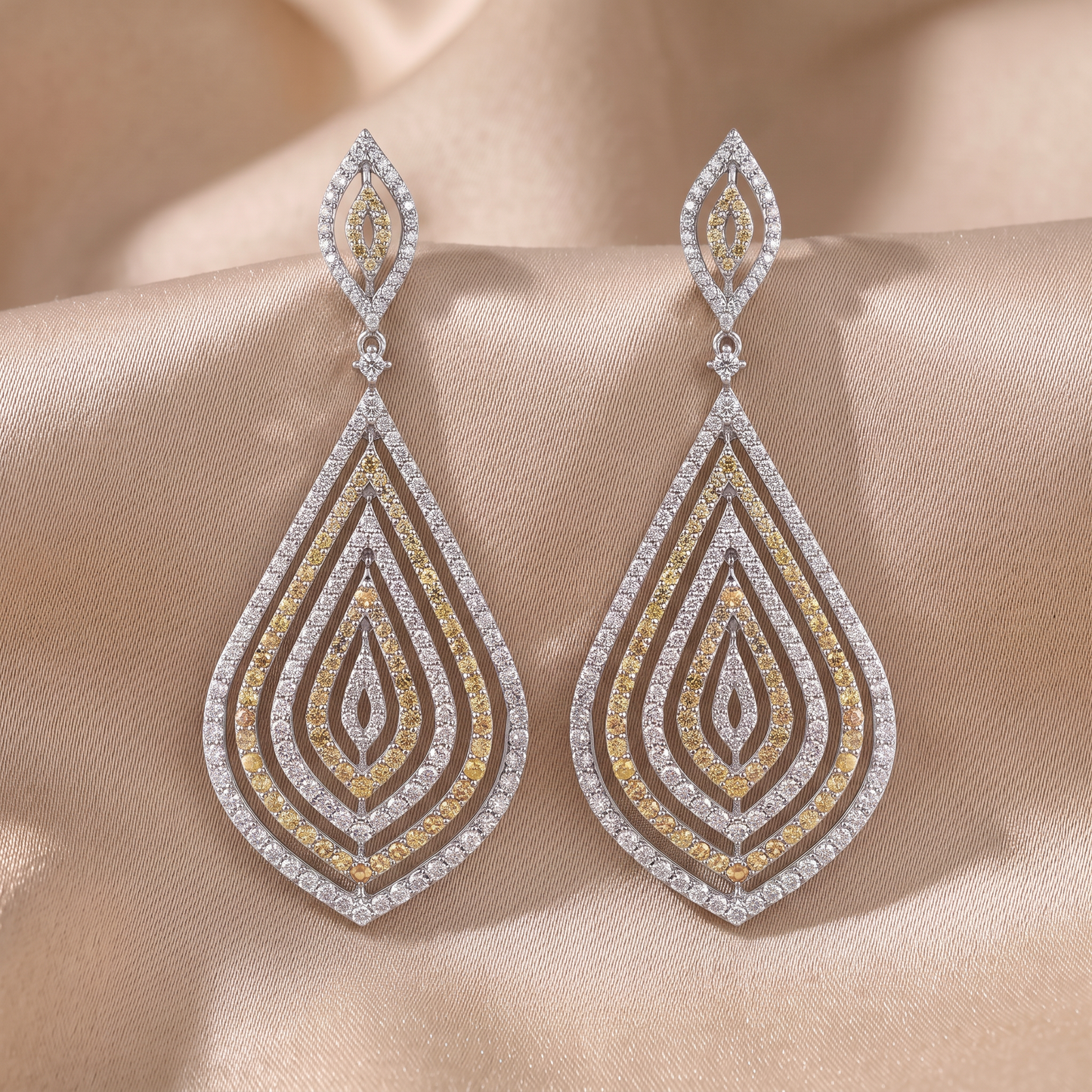 Golden Teardrop Earrings