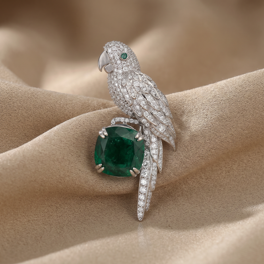 Parrot Brooch