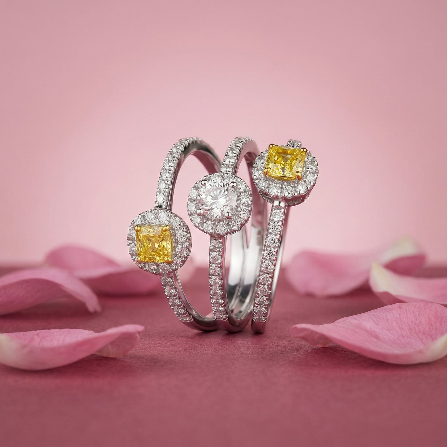 SAFFRON SPARK RING