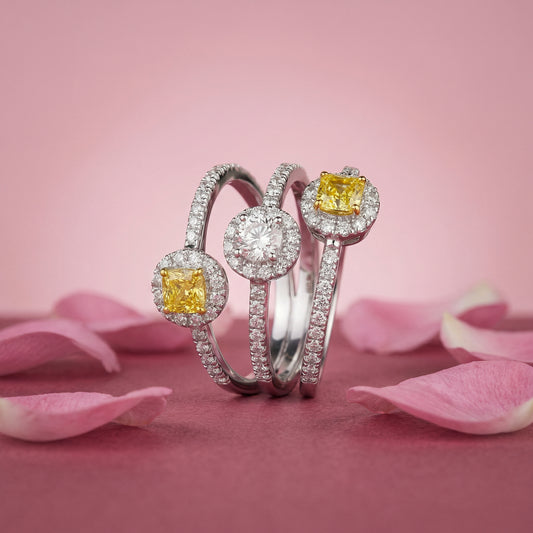 SAFFRON SPARK RING