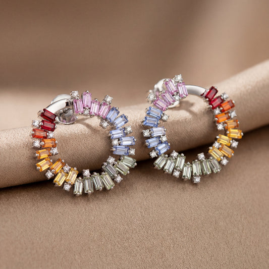 Spectrum Arc Earring